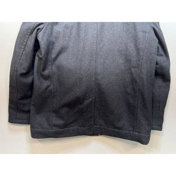 American Eagle Mens Wool Blend Double Breasted Peacoat Long Sleeve Size L Gray - Picture 10 of 10
